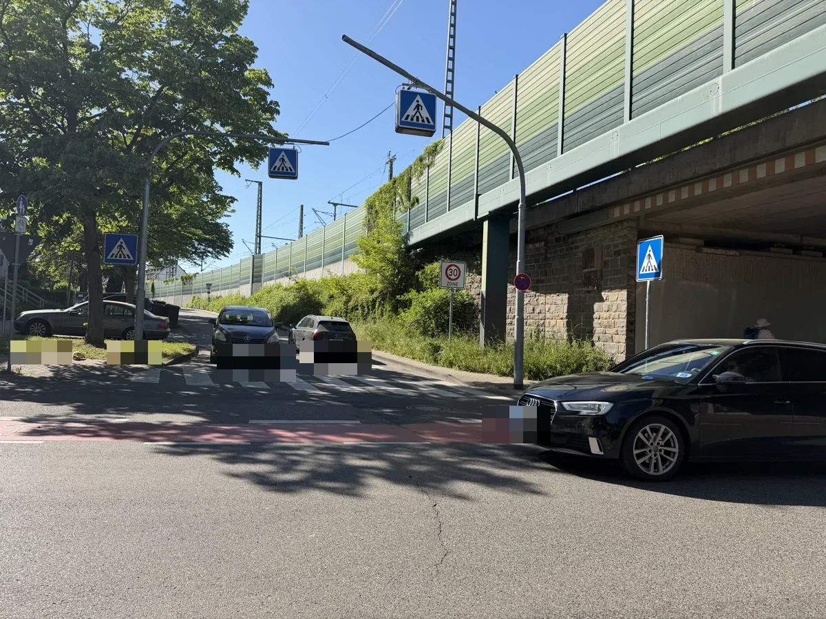 Verkehrssituation in der Goldgrube in Koblenz